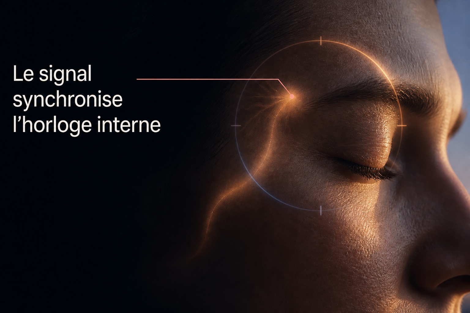Le signal lumineux synchronise l’horloge biologique